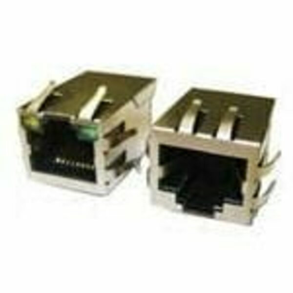 Abracon Modular Connectors / Ethernet Connectors Conn Magjack 1Port 100 Base-T ARJ11B-MASAO-LU2